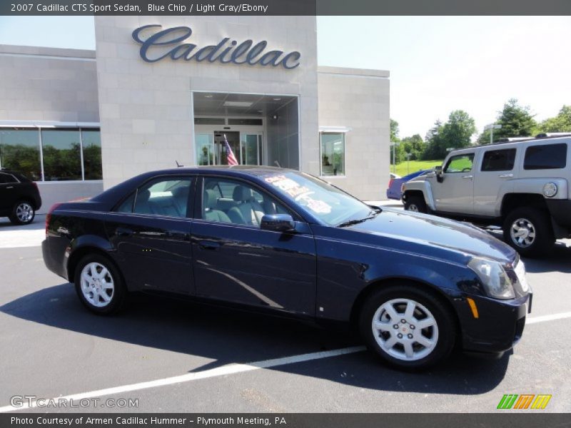 Blue Chip / Light Gray/Ebony 2007 Cadillac CTS Sport Sedan