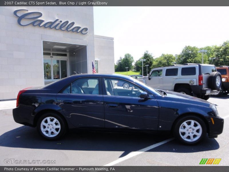 Blue Chip / Light Gray/Ebony 2007 Cadillac CTS Sport Sedan