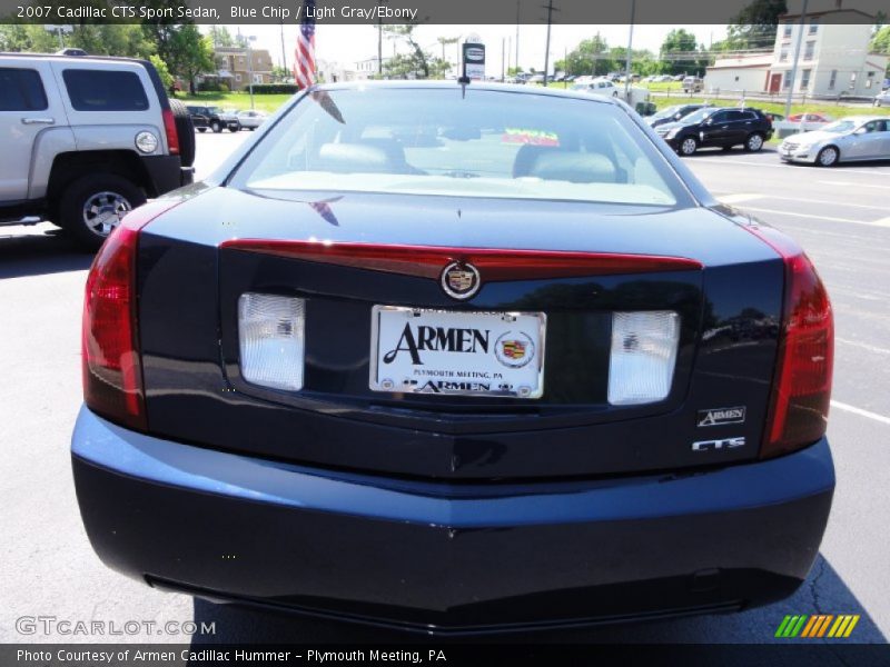 Blue Chip / Light Gray/Ebony 2007 Cadillac CTS Sport Sedan