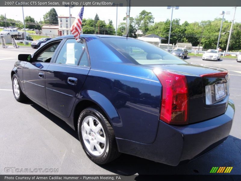 Blue Chip / Light Gray/Ebony 2007 Cadillac CTS Sport Sedan