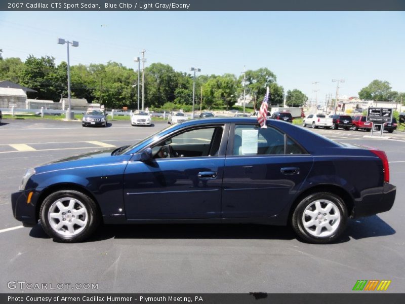 Blue Chip / Light Gray/Ebony 2007 Cadillac CTS Sport Sedan