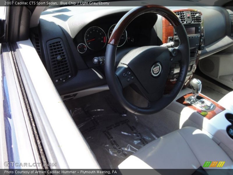 Blue Chip / Light Gray/Ebony 2007 Cadillac CTS Sport Sedan