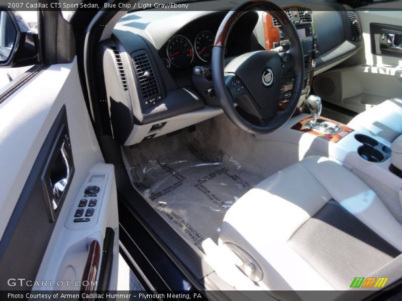 Blue Chip / Light Gray/Ebony 2007 Cadillac CTS Sport Sedan
