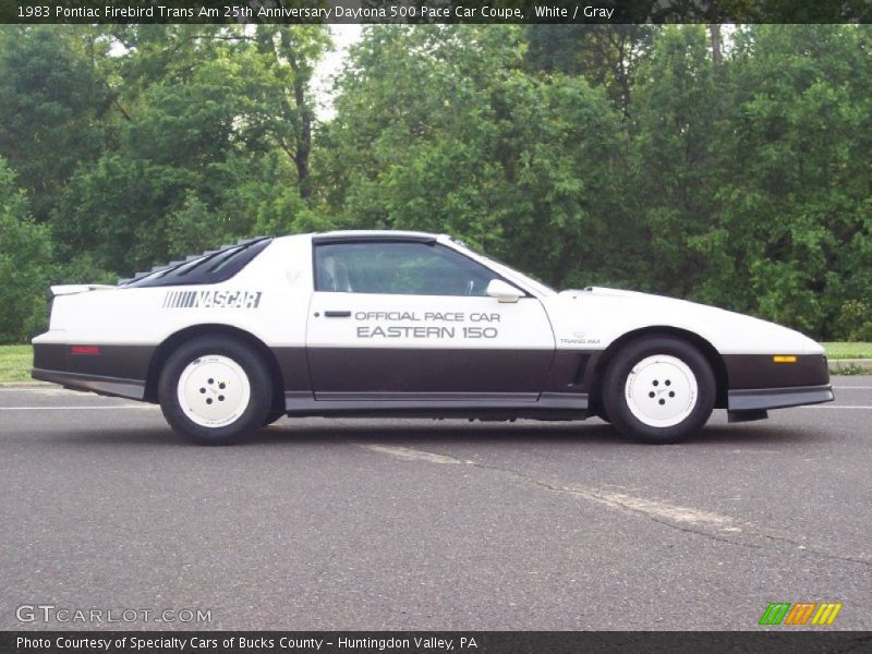 White / Gray 1983 Pontiac Firebird Trans Am 25th Anniversary Daytona 500 Pace Car Coupe