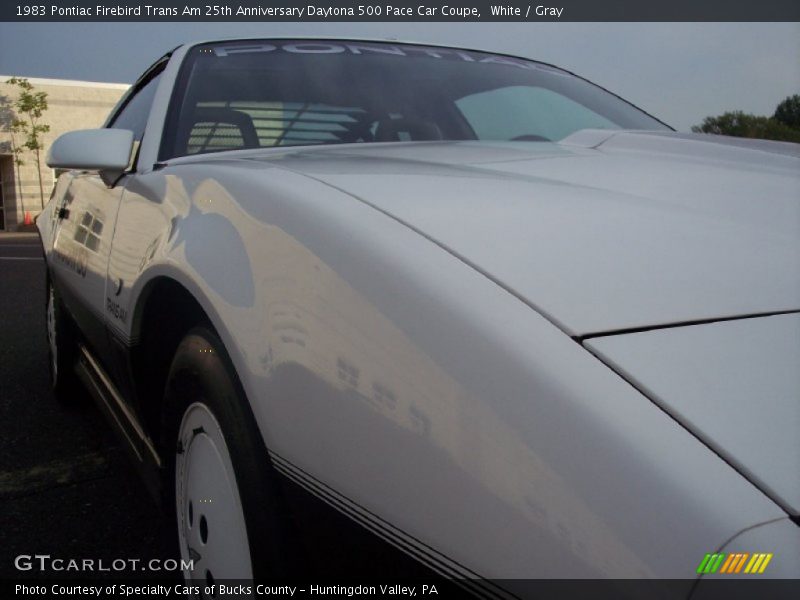 White / Gray 1983 Pontiac Firebird Trans Am 25th Anniversary Daytona 500 Pace Car Coupe