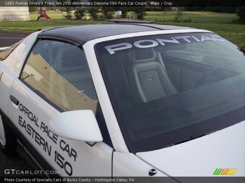 White / Gray 1983 Pontiac Firebird Trans Am 25th Anniversary Daytona 500 Pace Car Coupe