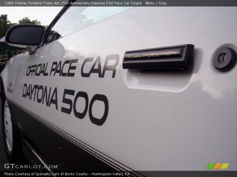  1983 Firebird Trans Am 25th Anniversary Daytona 500 Pace Car Coupe Logo