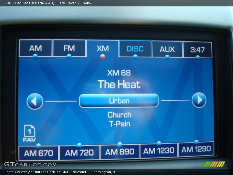 Black Raven / Ebony 2008 Cadillac Escalade AWD