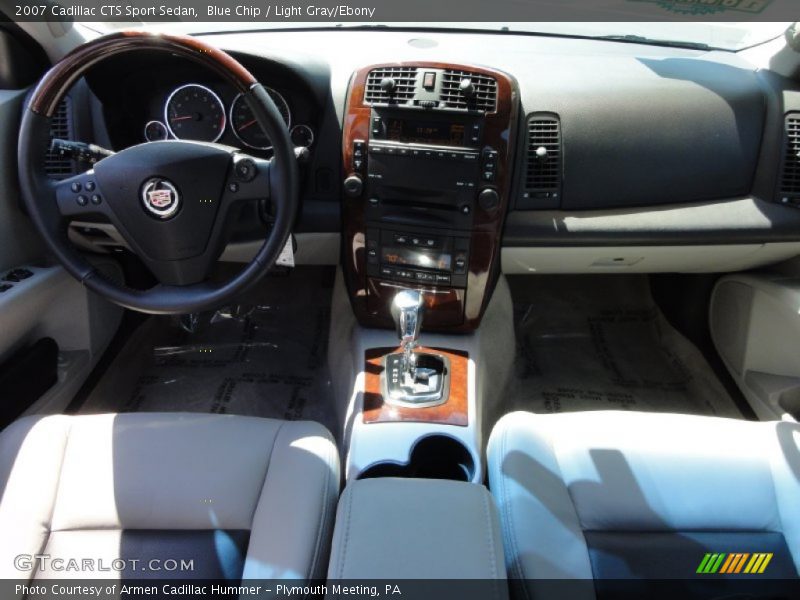 Blue Chip / Light Gray/Ebony 2007 Cadillac CTS Sport Sedan