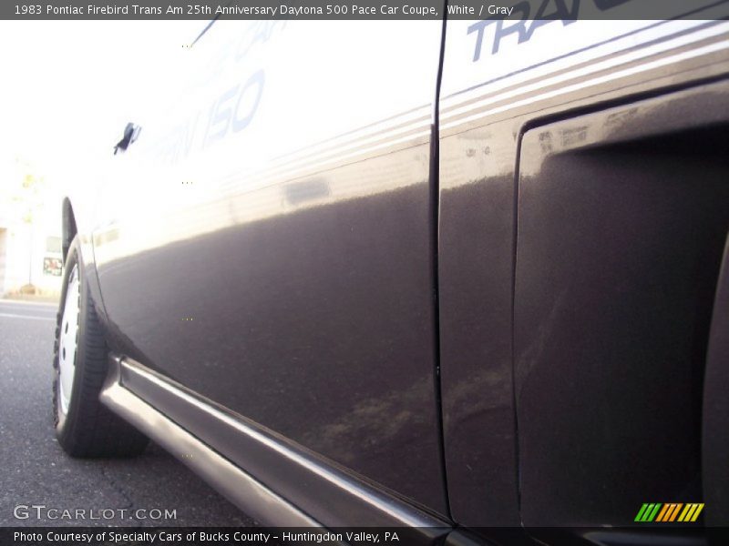 White / Gray 1983 Pontiac Firebird Trans Am 25th Anniversary Daytona 500 Pace Car Coupe