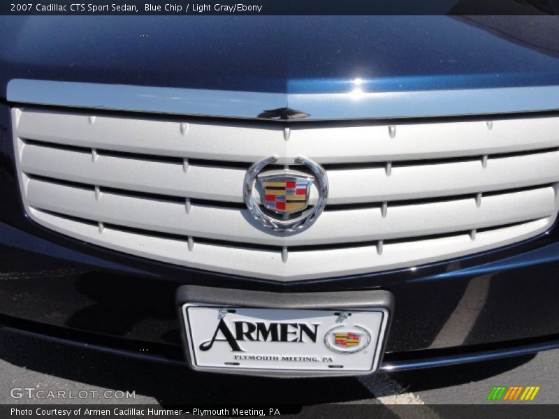 Blue Chip / Light Gray/Ebony 2007 Cadillac CTS Sport Sedan