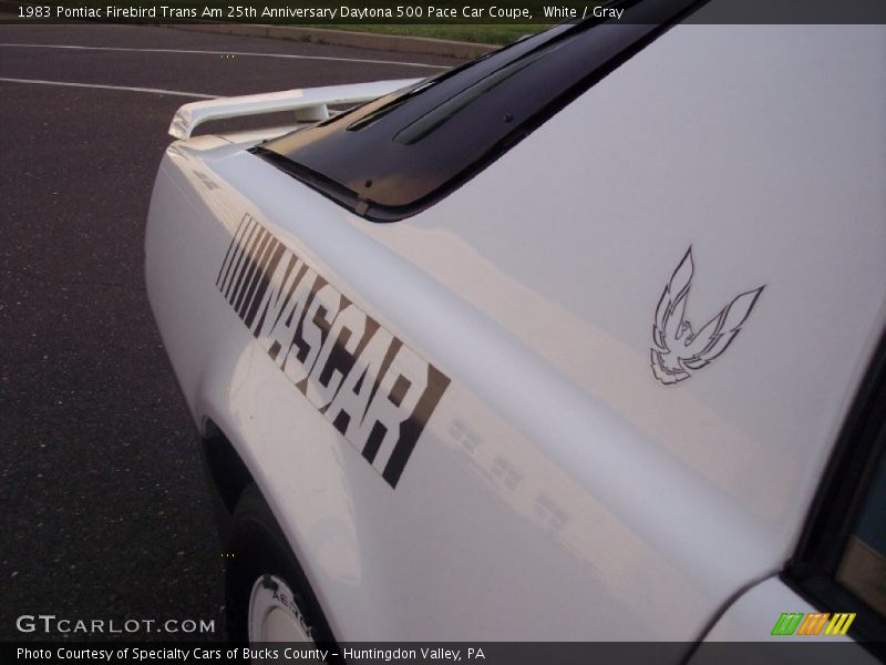 White / Gray 1983 Pontiac Firebird Trans Am 25th Anniversary Daytona 500 Pace Car Coupe