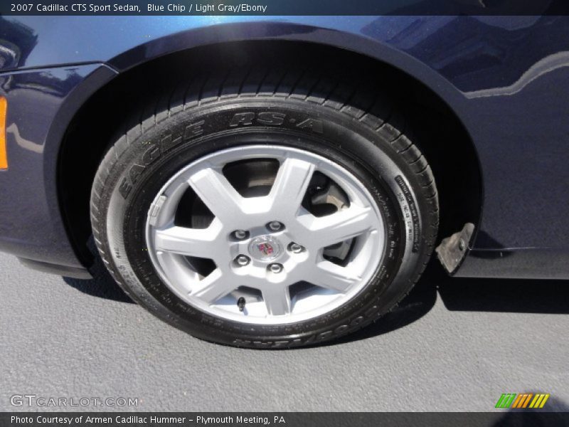 Blue Chip / Light Gray/Ebony 2007 Cadillac CTS Sport Sedan