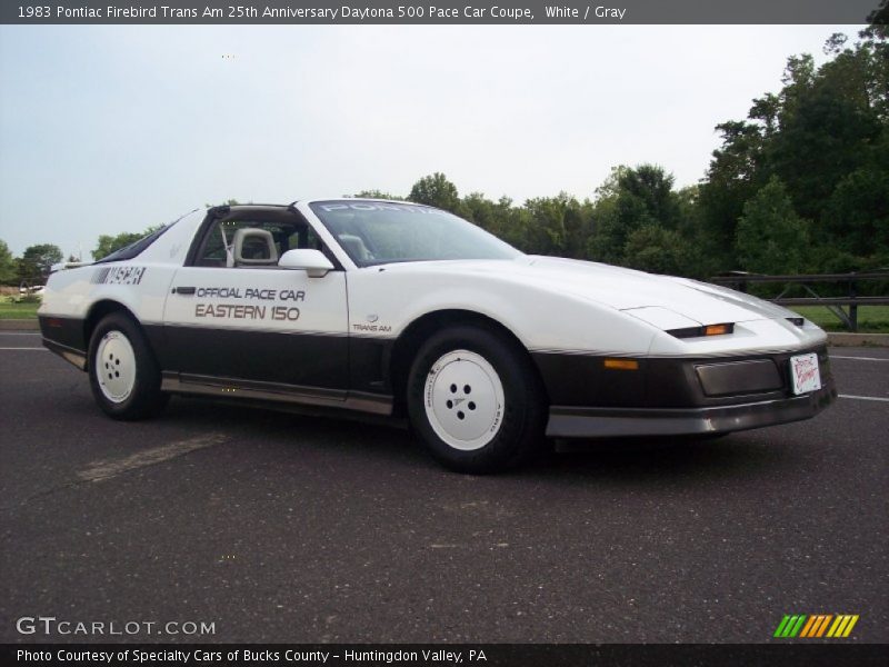 White / Gray 1983 Pontiac Firebird Trans Am 25th Anniversary Daytona 500 Pace Car Coupe