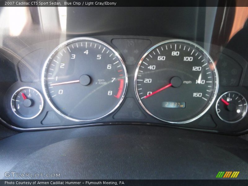 Blue Chip / Light Gray/Ebony 2007 Cadillac CTS Sport Sedan