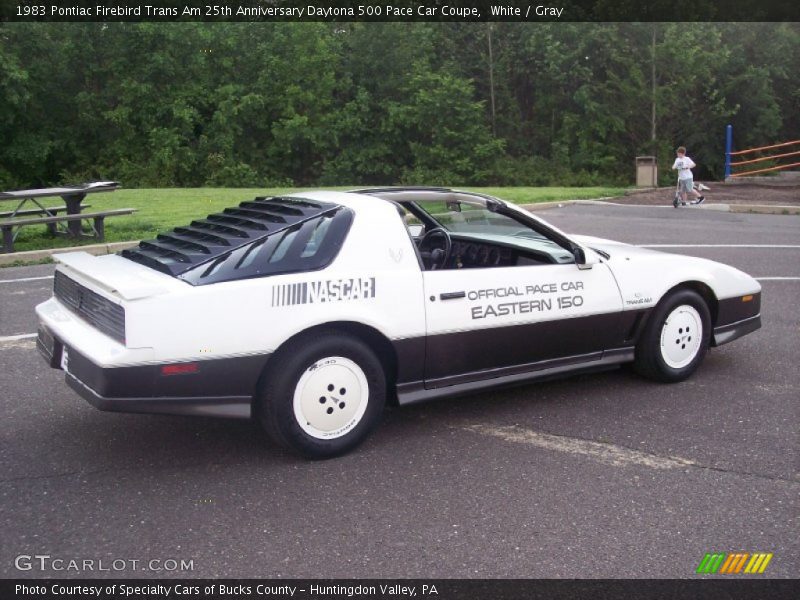 White / Gray 1983 Pontiac Firebird Trans Am 25th Anniversary Daytona 500 Pace Car Coupe
