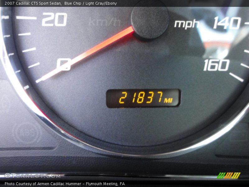 Blue Chip / Light Gray/Ebony 2007 Cadillac CTS Sport Sedan