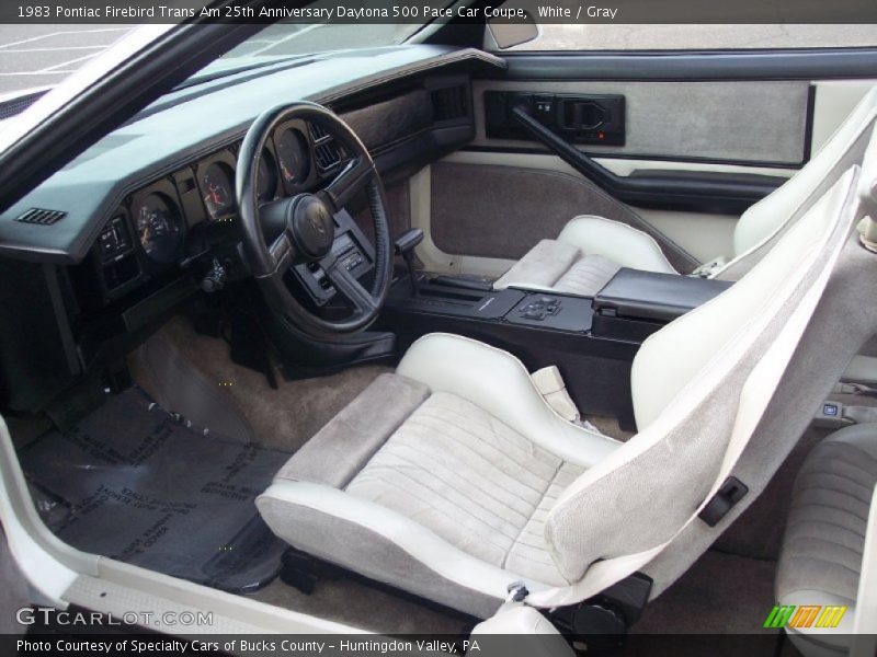  1983 Firebird Trans Am 25th Anniversary Daytona 500 Pace Car Coupe Gray Interior