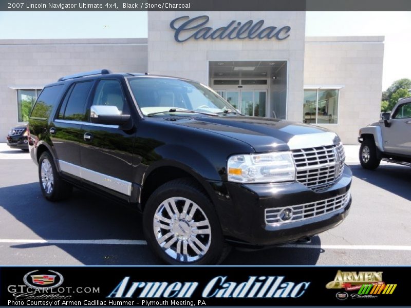Black / Stone/Charcoal 2007 Lincoln Navigator Ultimate 4x4