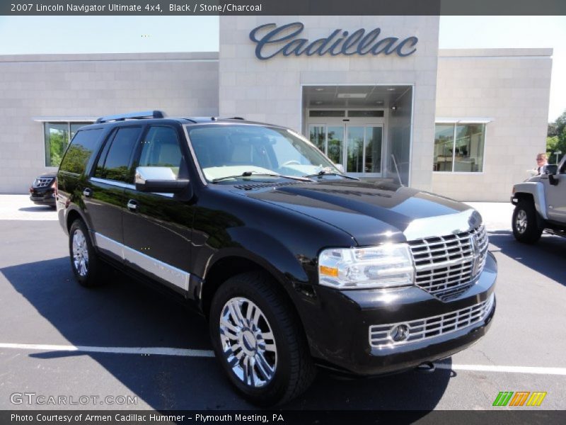 Black / Stone/Charcoal 2007 Lincoln Navigator Ultimate 4x4