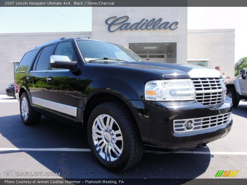 Black / Stone/Charcoal 2007 Lincoln Navigator Ultimate 4x4