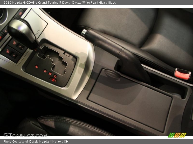 Crystal White Pearl Mica / Black 2010 Mazda MAZDA3 s Grand Touring 5 Door