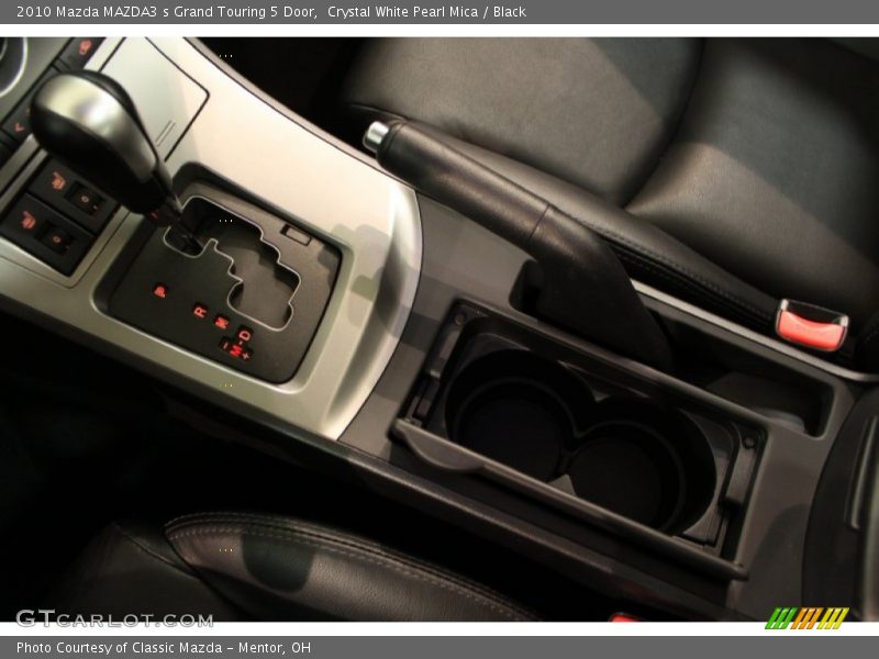 Crystal White Pearl Mica / Black 2010 Mazda MAZDA3 s Grand Touring 5 Door