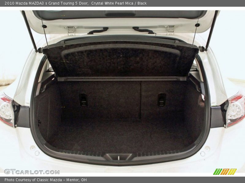 Crystal White Pearl Mica / Black 2010 Mazda MAZDA3 s Grand Touring 5 Door