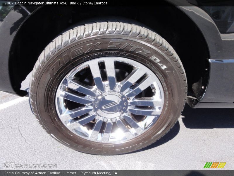 Black / Stone/Charcoal 2007 Lincoln Navigator Ultimate 4x4