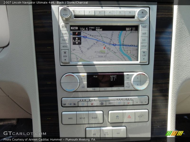 Black / Stone/Charcoal 2007 Lincoln Navigator Ultimate 4x4