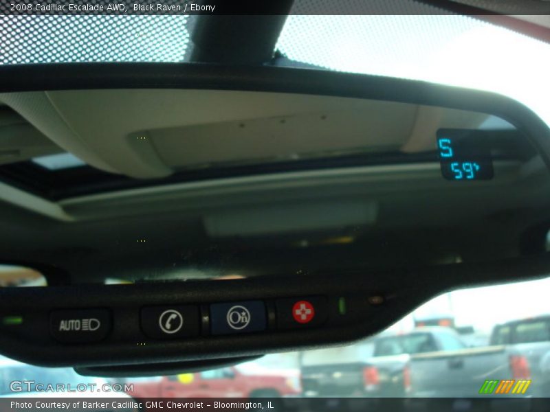 Black Raven / Ebony 2008 Cadillac Escalade AWD