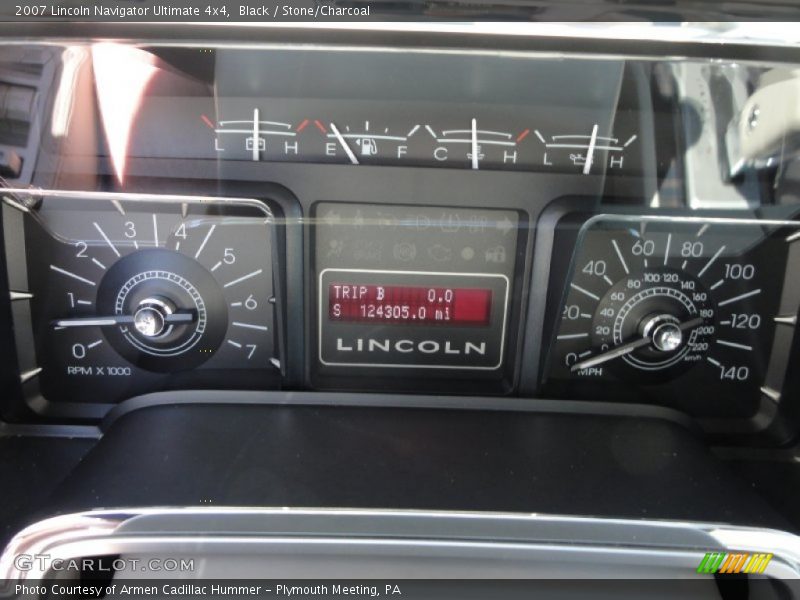 Black / Stone/Charcoal 2007 Lincoln Navigator Ultimate 4x4