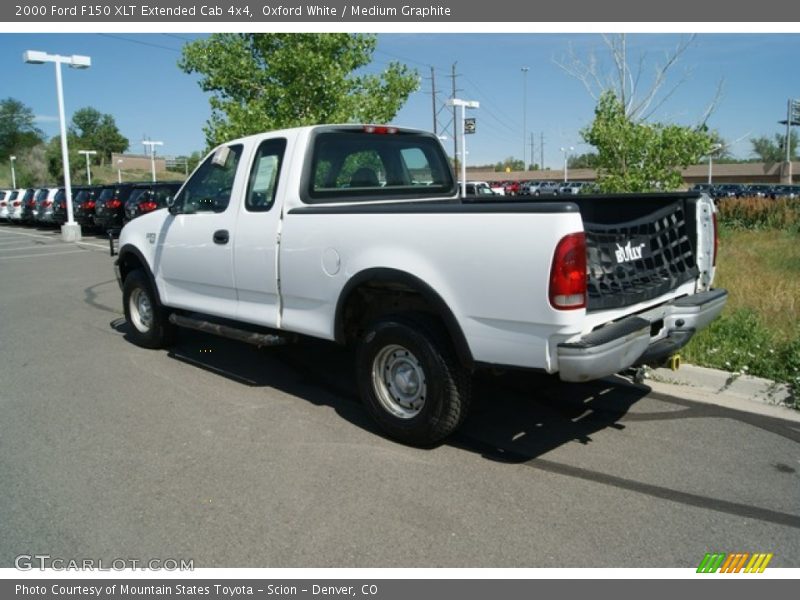 Oxford White / Medium Graphite 2000 Ford F150 XLT Extended Cab 4x4