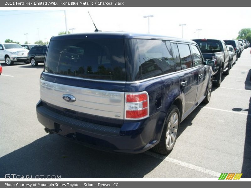 Kona Blue Metallic / Charcoal Black 2011 Ford Flex Limited AWD