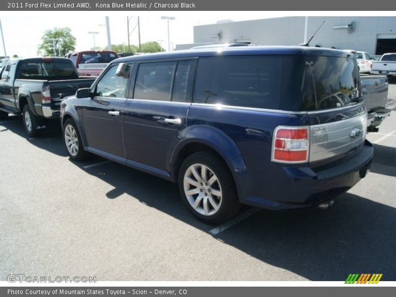 Kona Blue Metallic / Charcoal Black 2011 Ford Flex Limited AWD