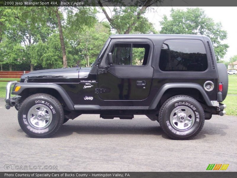 Black / Agate 2000 Jeep Wrangler Sport 4x4