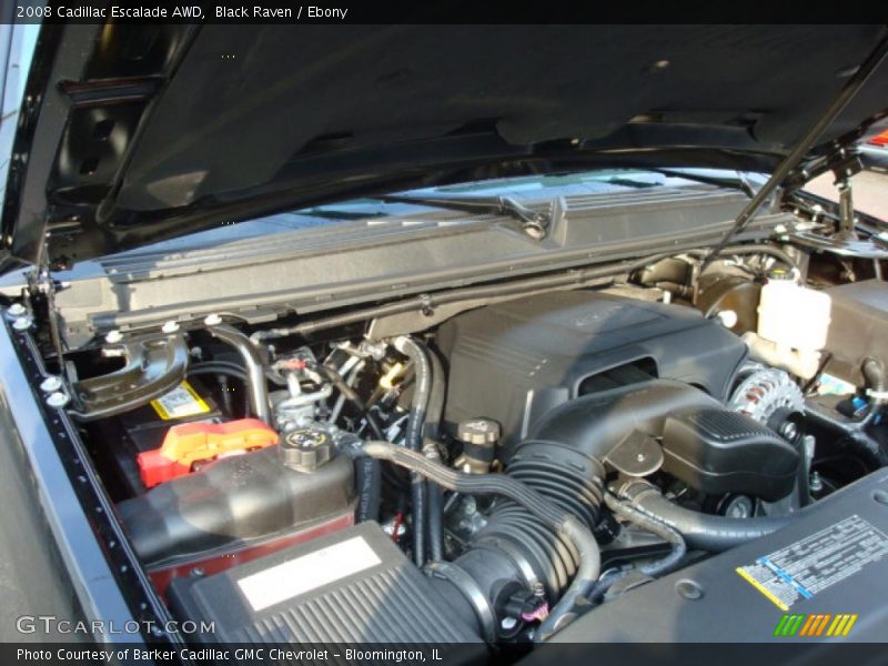 Black Raven / Ebony 2008 Cadillac Escalade AWD