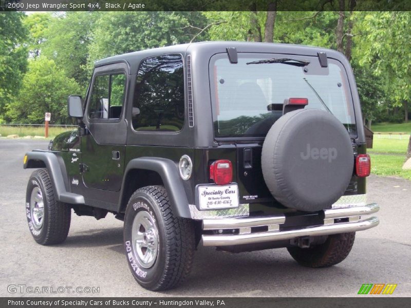 Black / Agate 2000 Jeep Wrangler Sport 4x4