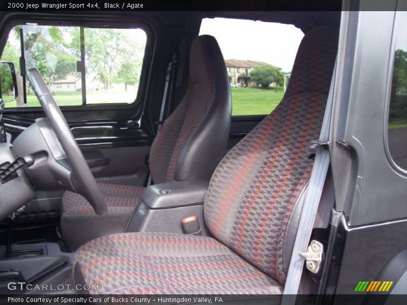  2000 Wrangler Sport 4x4 Agate Interior