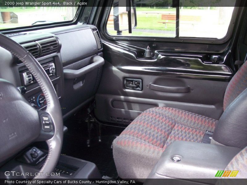  2000 Wrangler Sport 4x4 Agate Interior