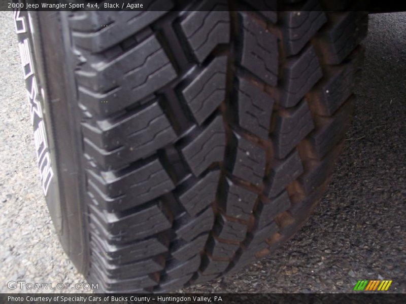 Black / Agate 2000 Jeep Wrangler Sport 4x4