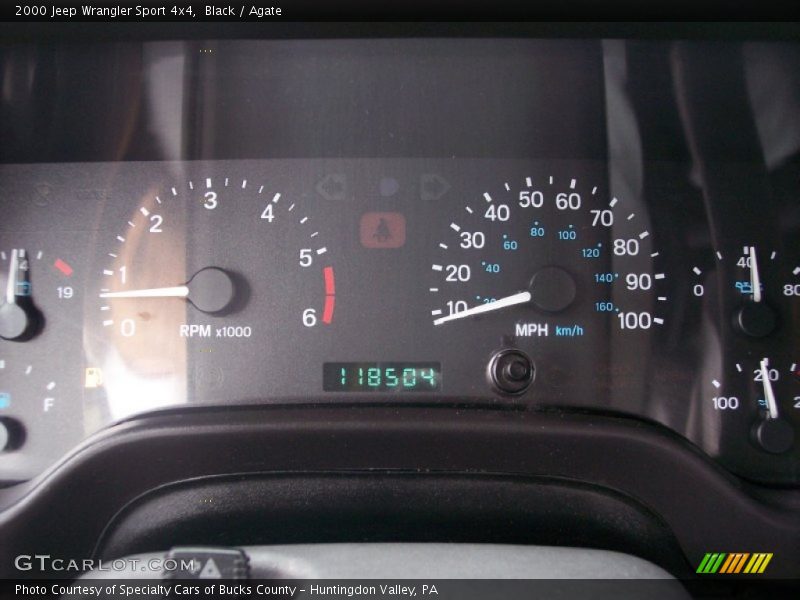  2000 Wrangler Sport 4x4 Sport 4x4 Gauges