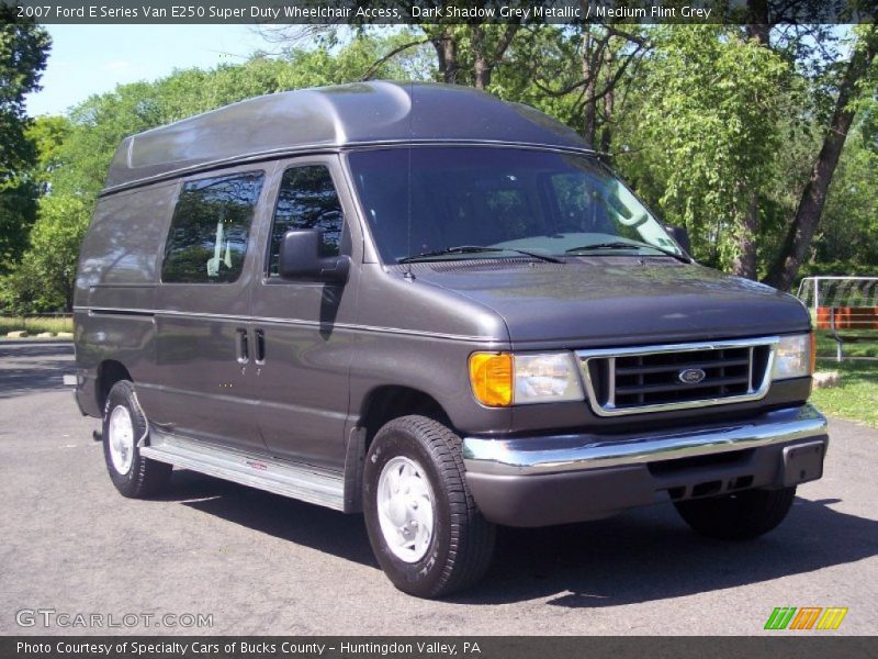 Dark Shadow Grey Metallic / Medium Flint Grey 2007 Ford E Series Van E250 Super Duty Wheelchair Access