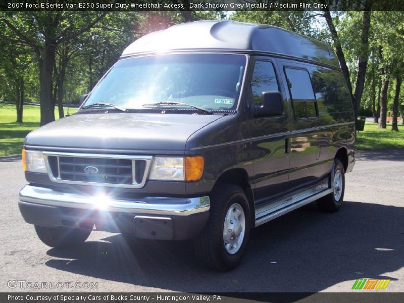 Dark Shadow Grey Metallic / Medium Flint Grey 2007 Ford E Series Van E250 Super Duty Wheelchair Access
