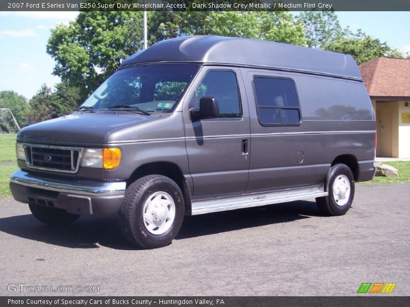 Dark Shadow Grey Metallic / Medium Flint Grey 2007 Ford E Series Van E250 Super Duty Wheelchair Access