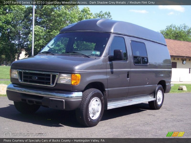 Dark Shadow Grey Metallic / Medium Flint Grey 2007 Ford E Series Van E250 Super Duty Wheelchair Access