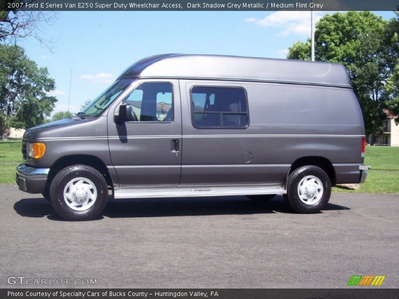 Dark Shadow Grey Metallic / Medium Flint Grey 2007 Ford E Series Van E250 Super Duty Wheelchair Access