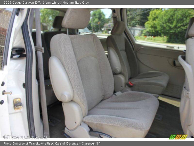 Stone White / Medium Slate Gray 2006 Dodge Caravan SXT