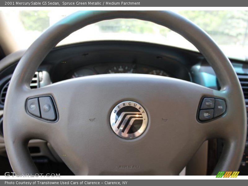 Spruce Green Metallic / Medium Parchment 2001 Mercury Sable GS Sedan