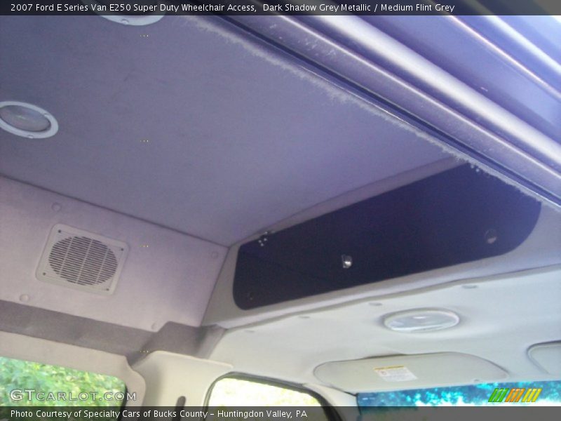 Dark Shadow Grey Metallic / Medium Flint Grey 2007 Ford E Series Van E250 Super Duty Wheelchair Access